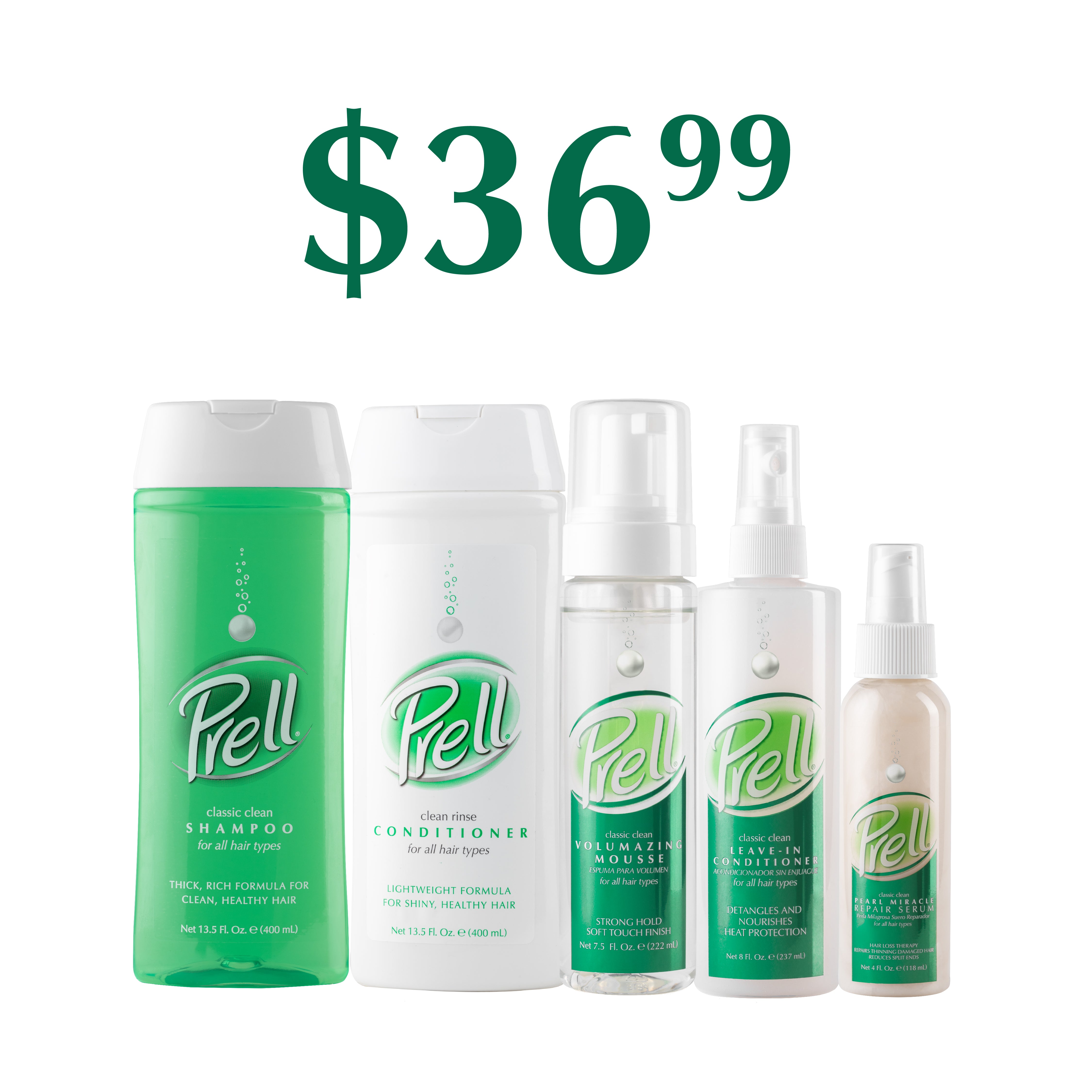 Prell Classic Clean Bundle Prell Hair Care