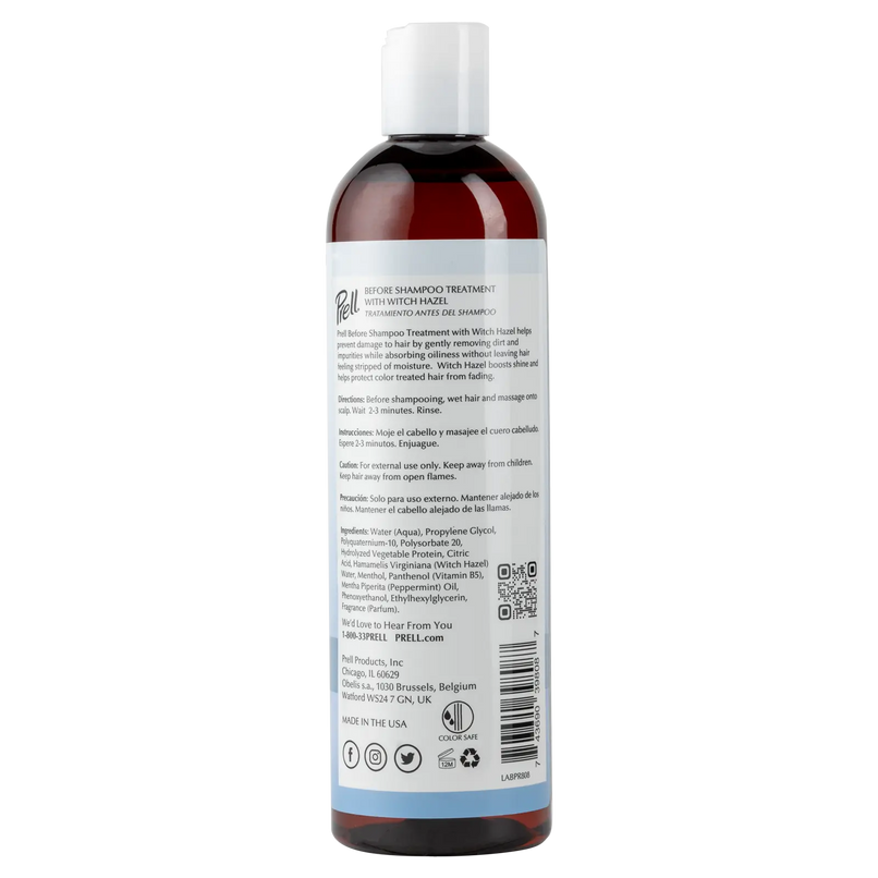 Witch Hazel Before Shampoo Treatment